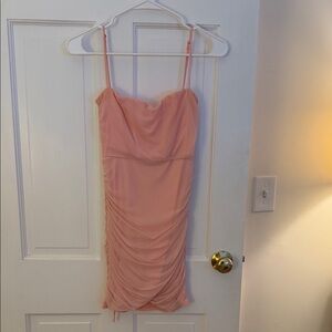 Lucy in the Sky Blush Pink Mini Dress